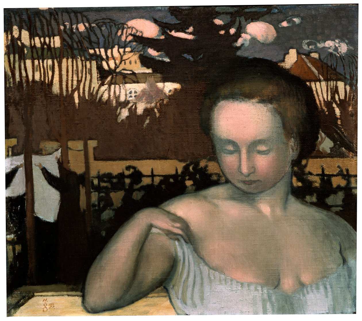 Portræt af kunstnerens hustru, 1893. af Maurice Denis