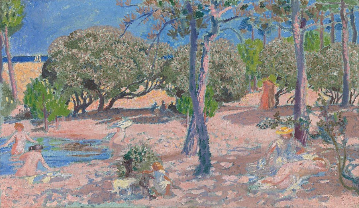 Sommerdag på øen Noirmoutier af Maurice Denis