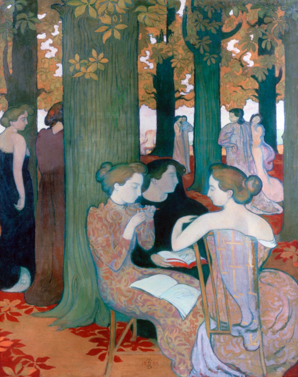 Muserne, 1893 af Maurice Denis