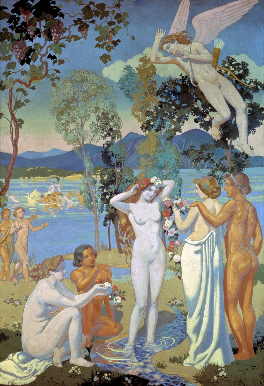 Historien om Psyche, 1908. af Maurice Denis