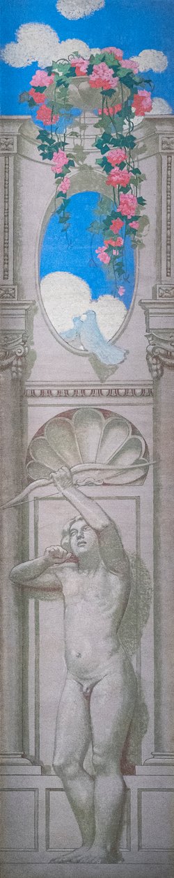 The Story of Psyche, Panel IX. 1909 (olie på lærred) af Maurice Denis