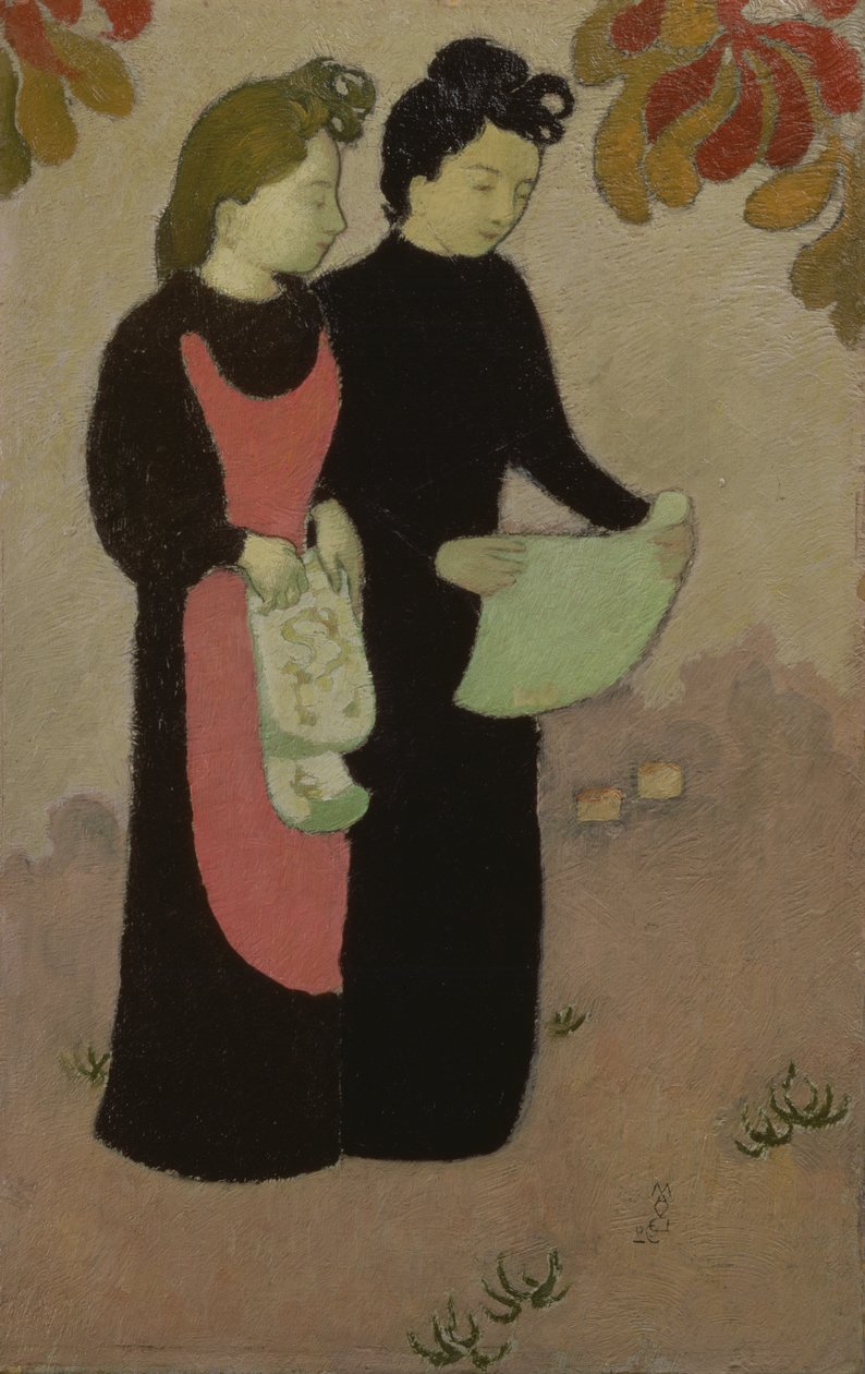 De to søstre, 1892 (panel) af Maurice Denis