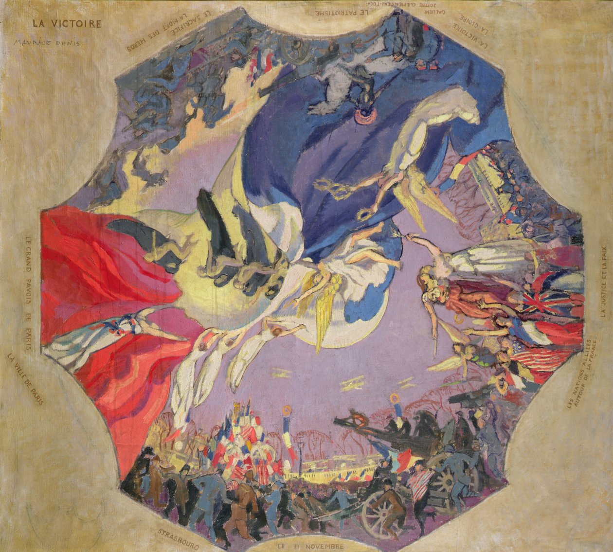 The Victory of 1918 (olie på lærred) af Maurice Denis