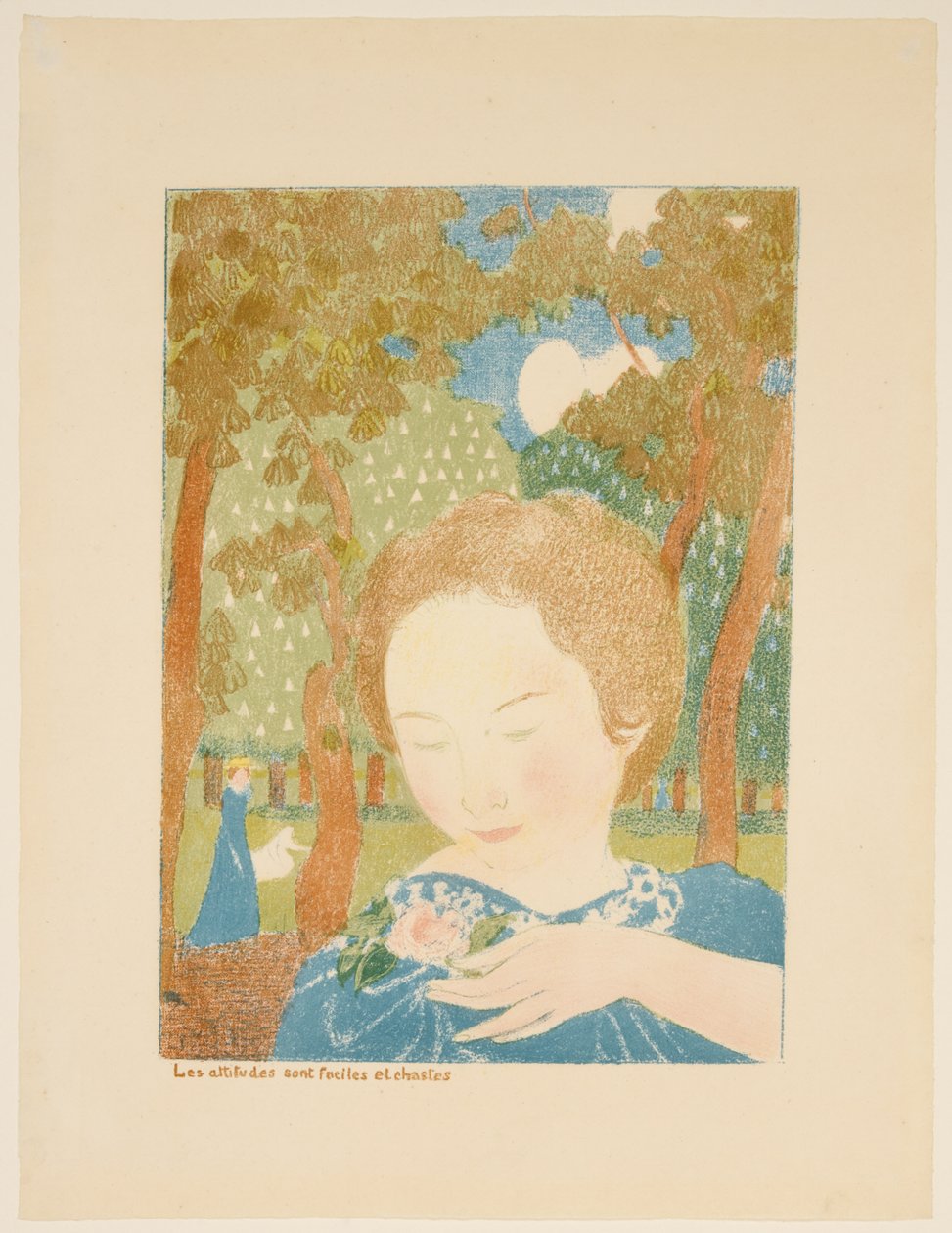 Dies sind einfache und keusche Haltungen af Maurice Denis