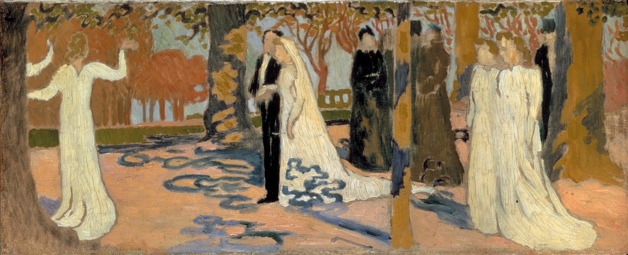 Bryllupsoptog, c1892-c1893. af Maurice Denis