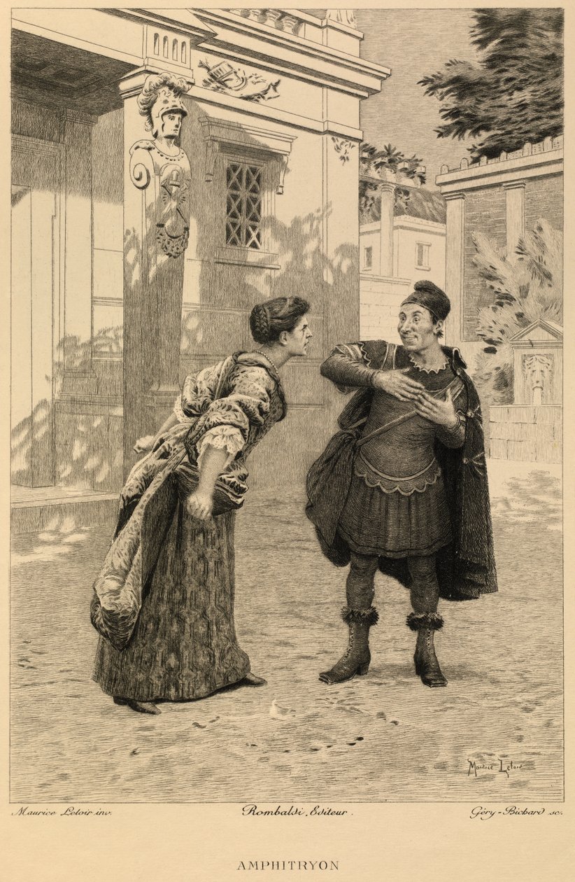Amfitryon af Moliere af Maurice Leloir