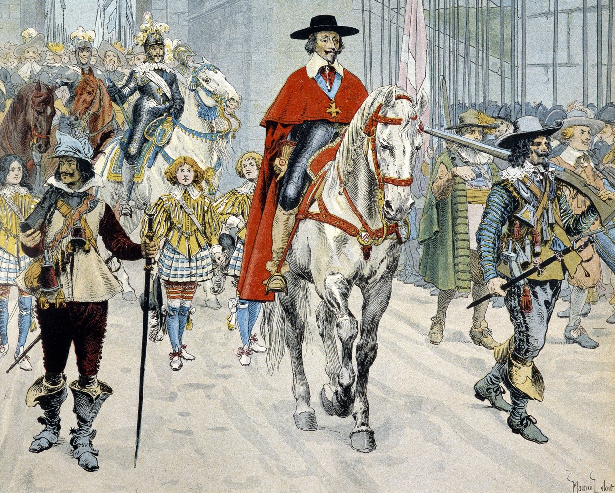 Kardinal Richelieu rider i Paris