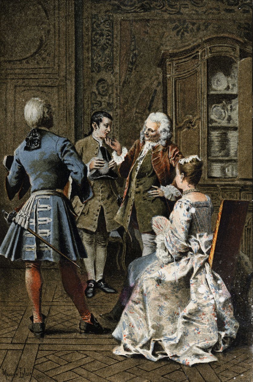 Chez monsieur de G. M. - i "History of Manon Lescaut and the Chevalier Des Grieux" af L