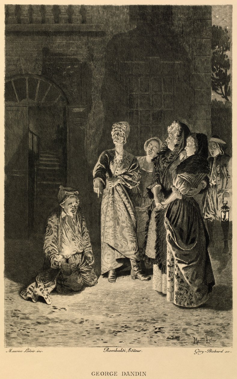 Georges Dandin af Moliere af Maurice Leloir