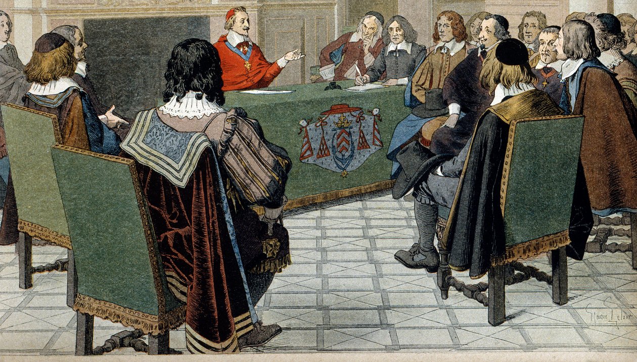 Frankrigs historie: Kardinal Richelieu (Armand Jean du Plessis af Maurice Leloir