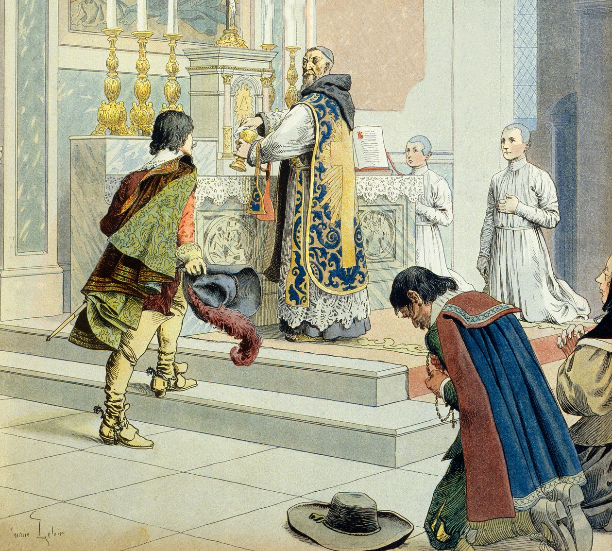 Frankrigs historie: Francois Leclerc du Tremblay sagde fader Joseph (1577-1638) eminence grise (fortrolig og samarbejdspartner) af kardinal Richelieu (Armand Jean du Plessis) af Maurice Leloir