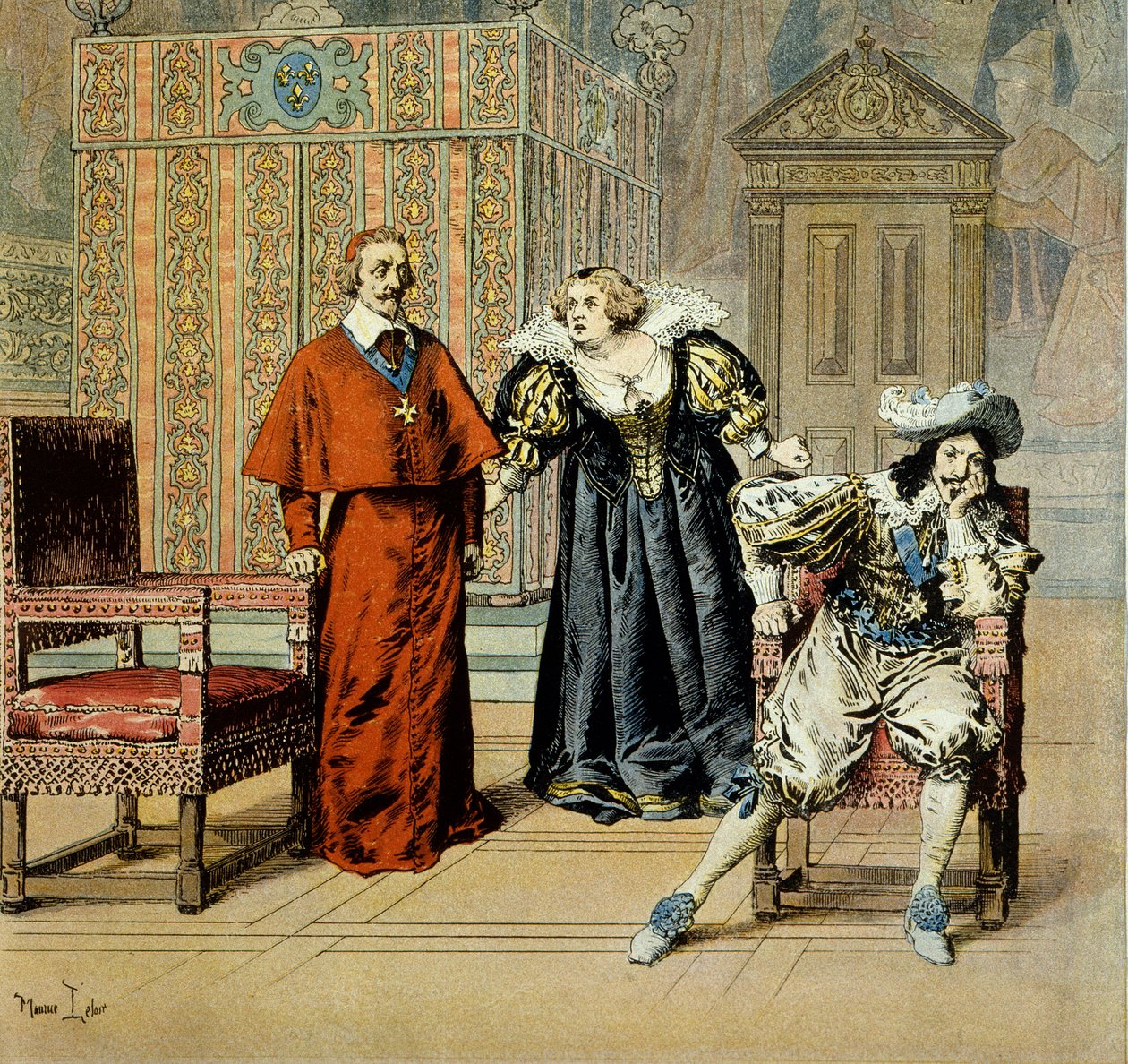 Frankrigs historie: Dupesdagen: Kardinal de Richelieu (Armand Jean du Plessis af Maurice Leloir