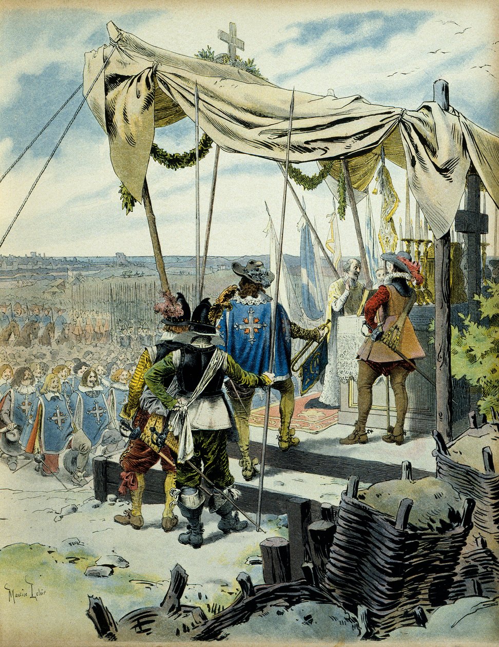 Frankrigs historie: La Rochelles sæde i 1627-1628. Kardinal Richelieu af Maurice Leloir