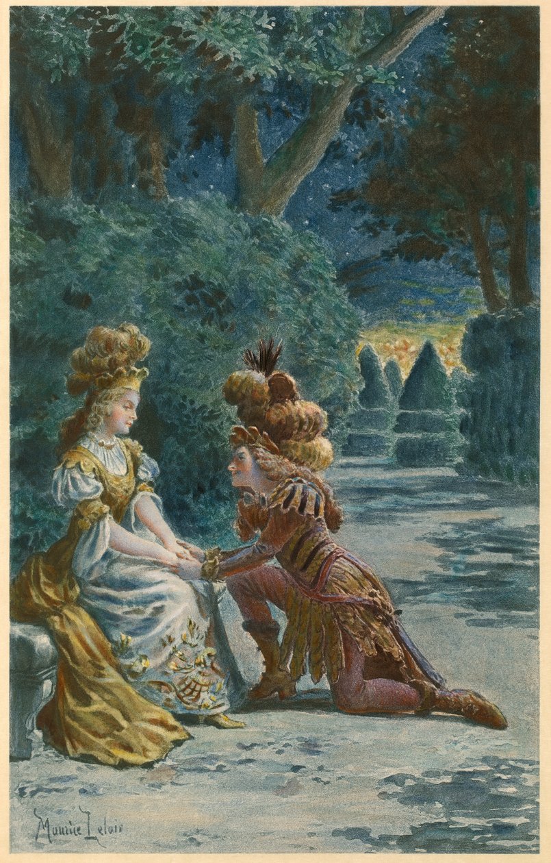 Glæden ved den fortryllede ø (illustration) af Maurice Leloir