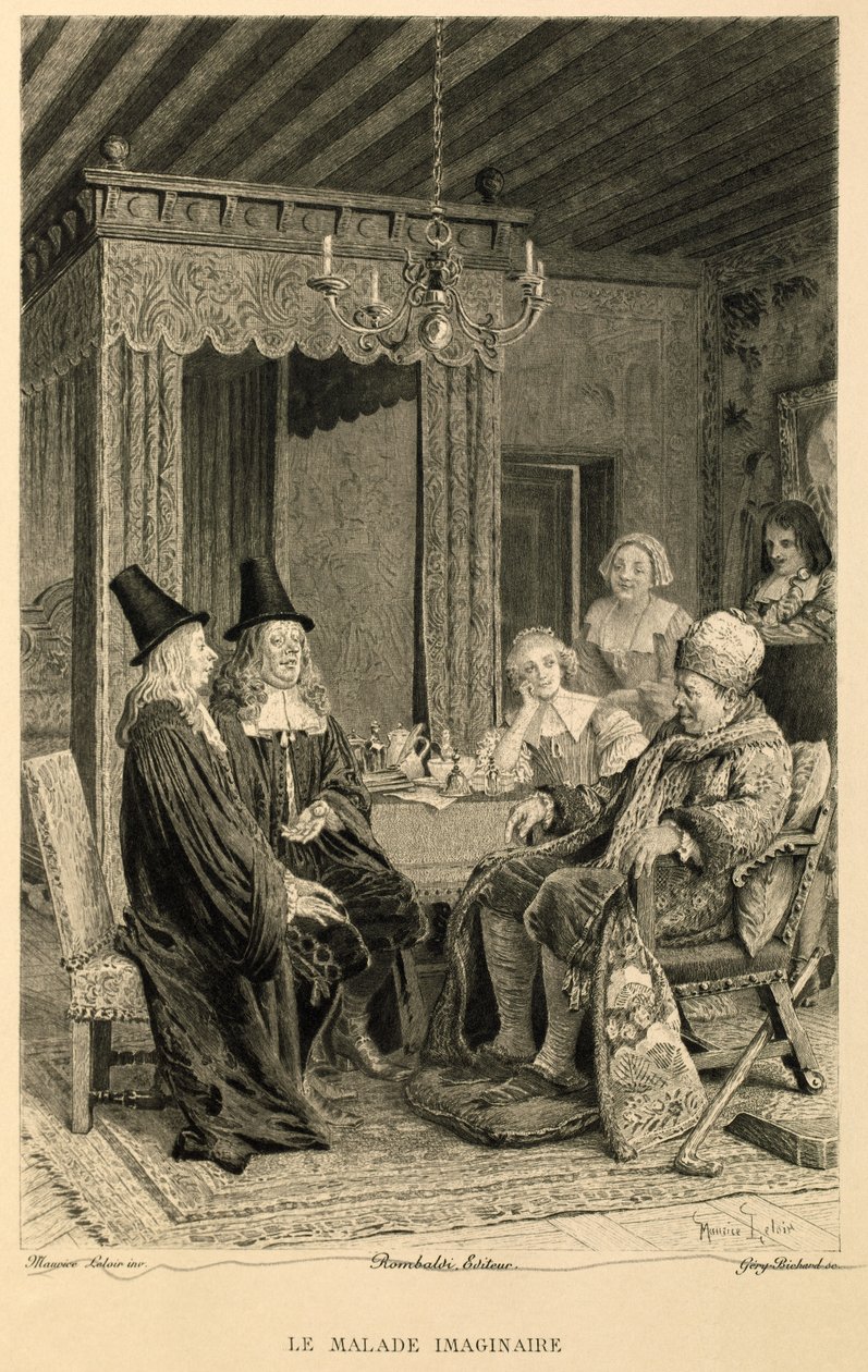 Molières Le malade imaginaire af Maurice Leloir
