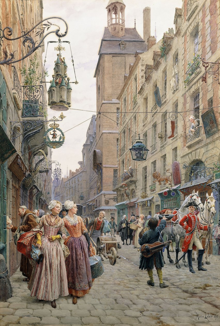 Den travle Gade af Maurice Leloir