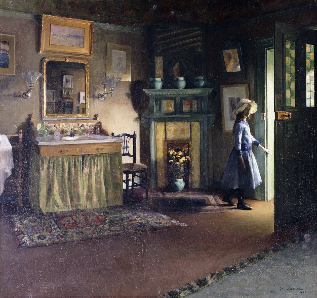 Badeværelse af Jacques Emile Blanch af Maurice Lobre