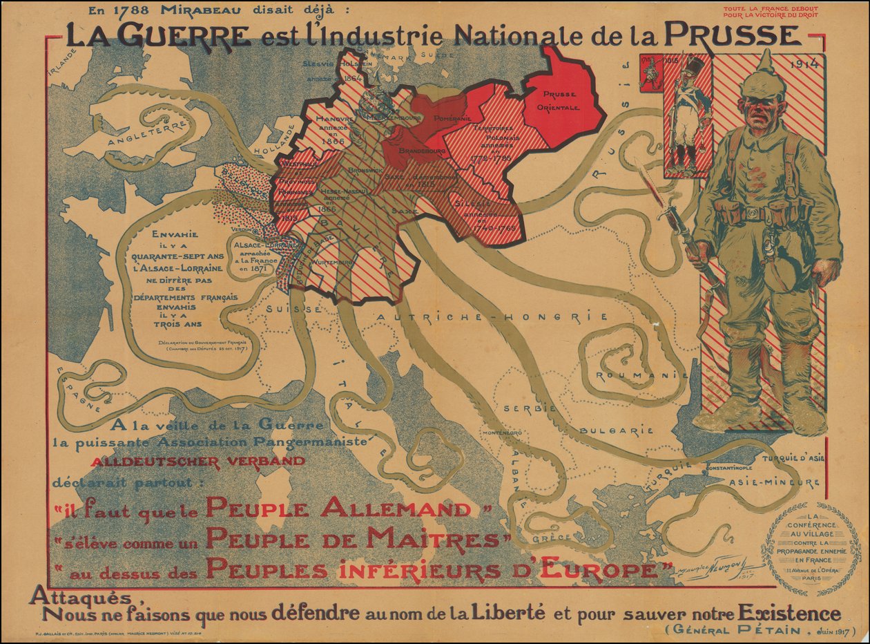 I 1788 sagde Mirabeau allerede - Krig er Preussens nationale industri. af Maurice Neumont