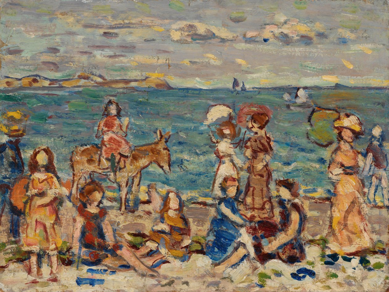 På stranden af Maurice Prendergast