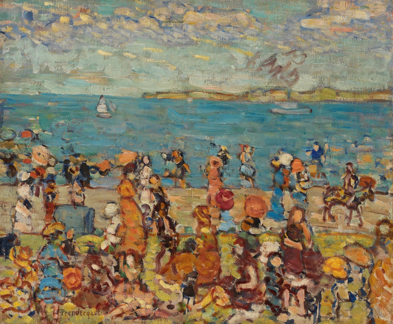 Strandscene af Maurice Prendergast
