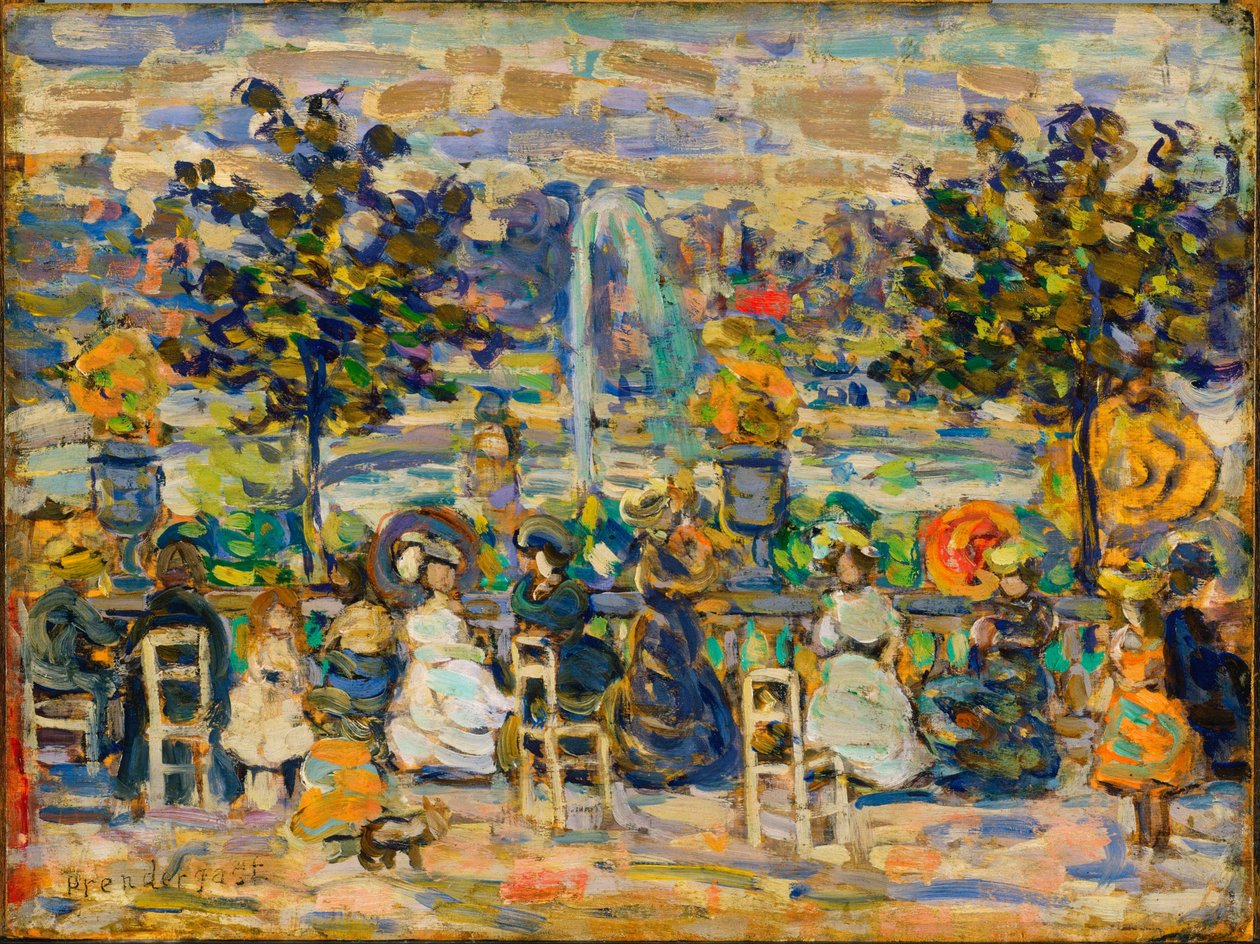 I Luxembourghaven af Maurice Prendergast