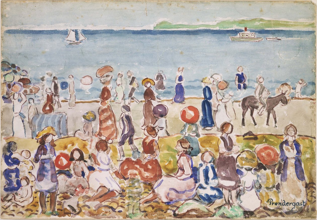 Revere Beach nr. 2 af Maurice Prendergast