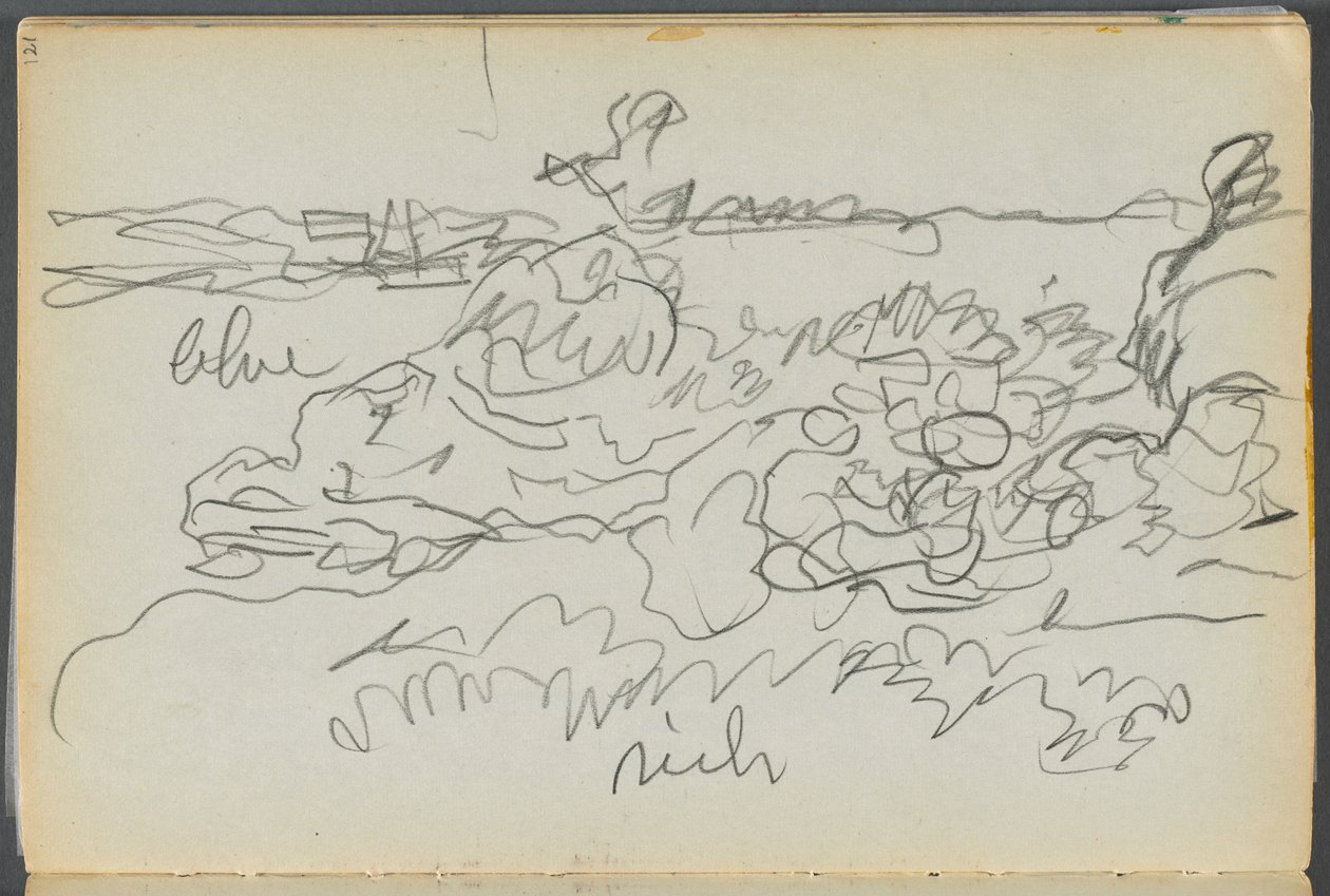 Skitsebog - The Granite Shore Hotel, Rockport, side 121: Shore af Maurice Prendergast