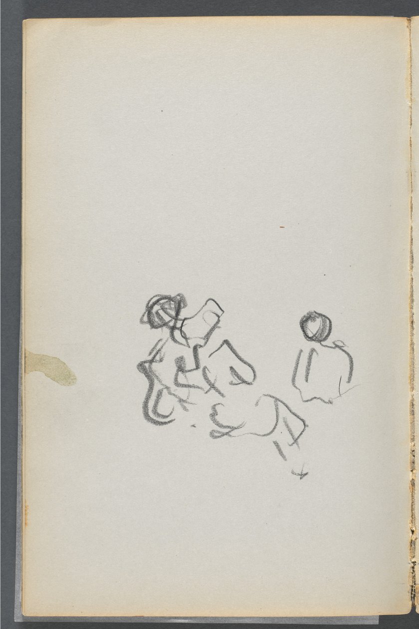 Skitsebog, The Dells, nr. 127, side 054: Figurer af Maurice Prendergast