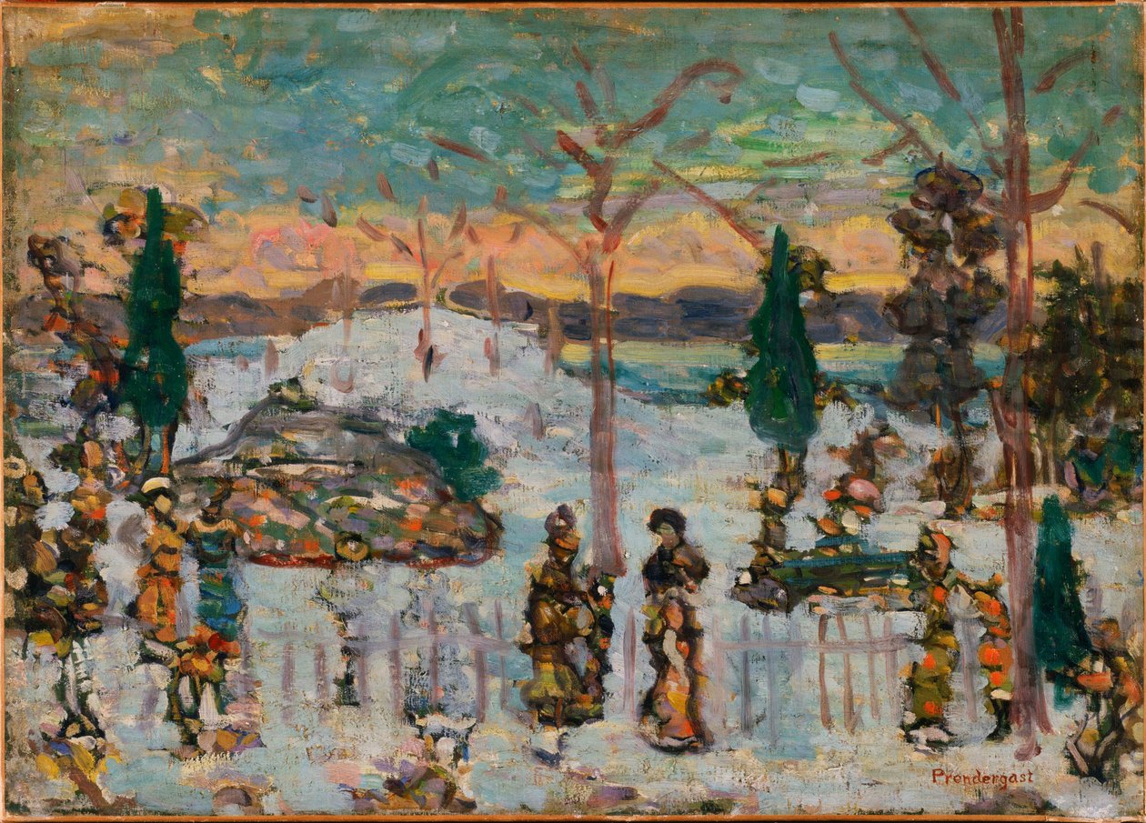 Sne i april af Maurice Prendergast