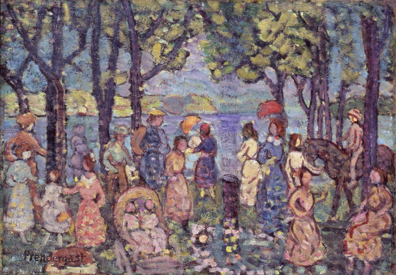 Sommer, New England af Maurice Prendergast