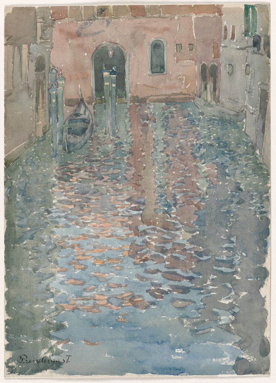 Venetianske kanaler af Maurice Prendergast