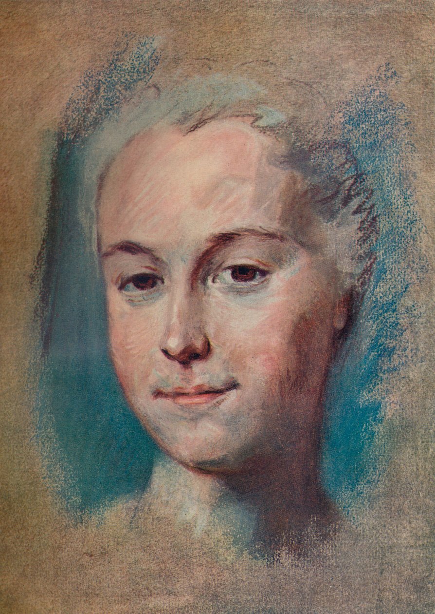 Camargo, c1743 af Maurice Quentin de La Tour