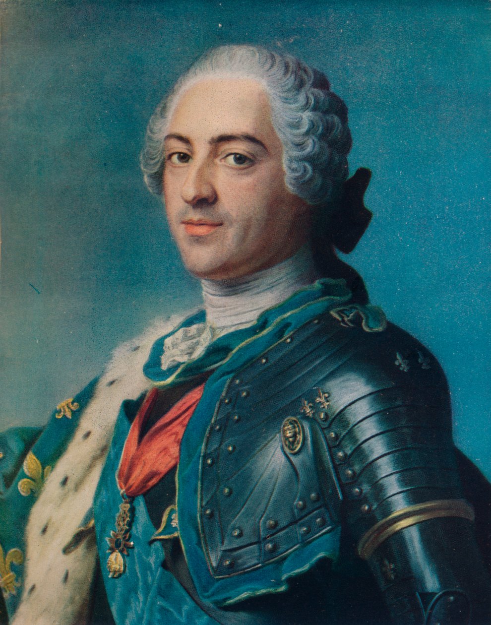 Ludvig XV, 1748 af Maurice Quentin de La Tour