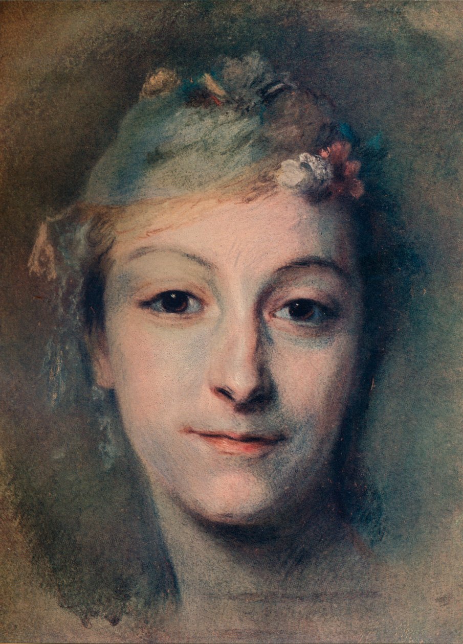 Mademoiselle Fel, c1756 af Maurice Quentin de La Tour