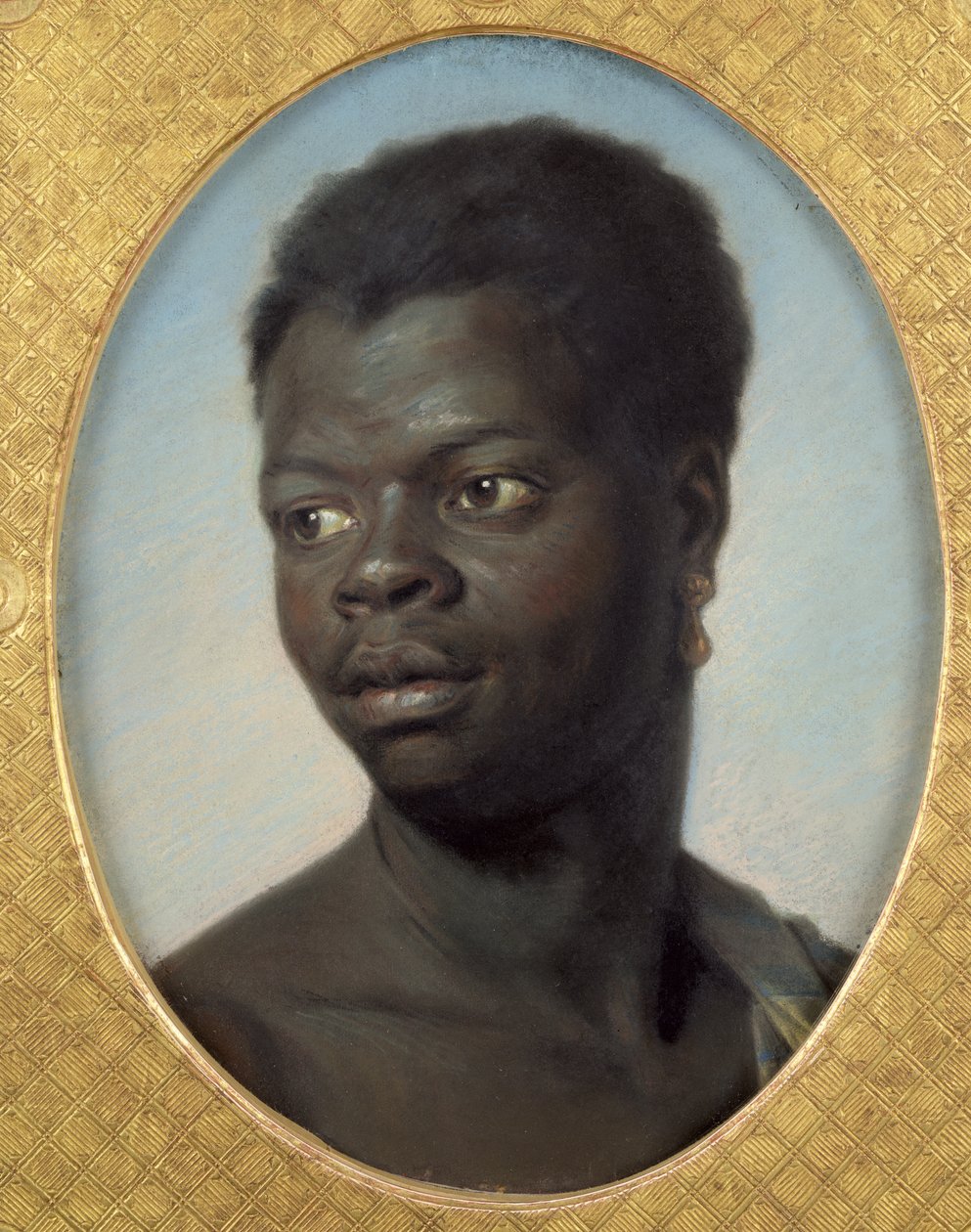 Portræt af en ung sort, ca. 1751 (pastel på papir) af Maurice Quentin de La Tour