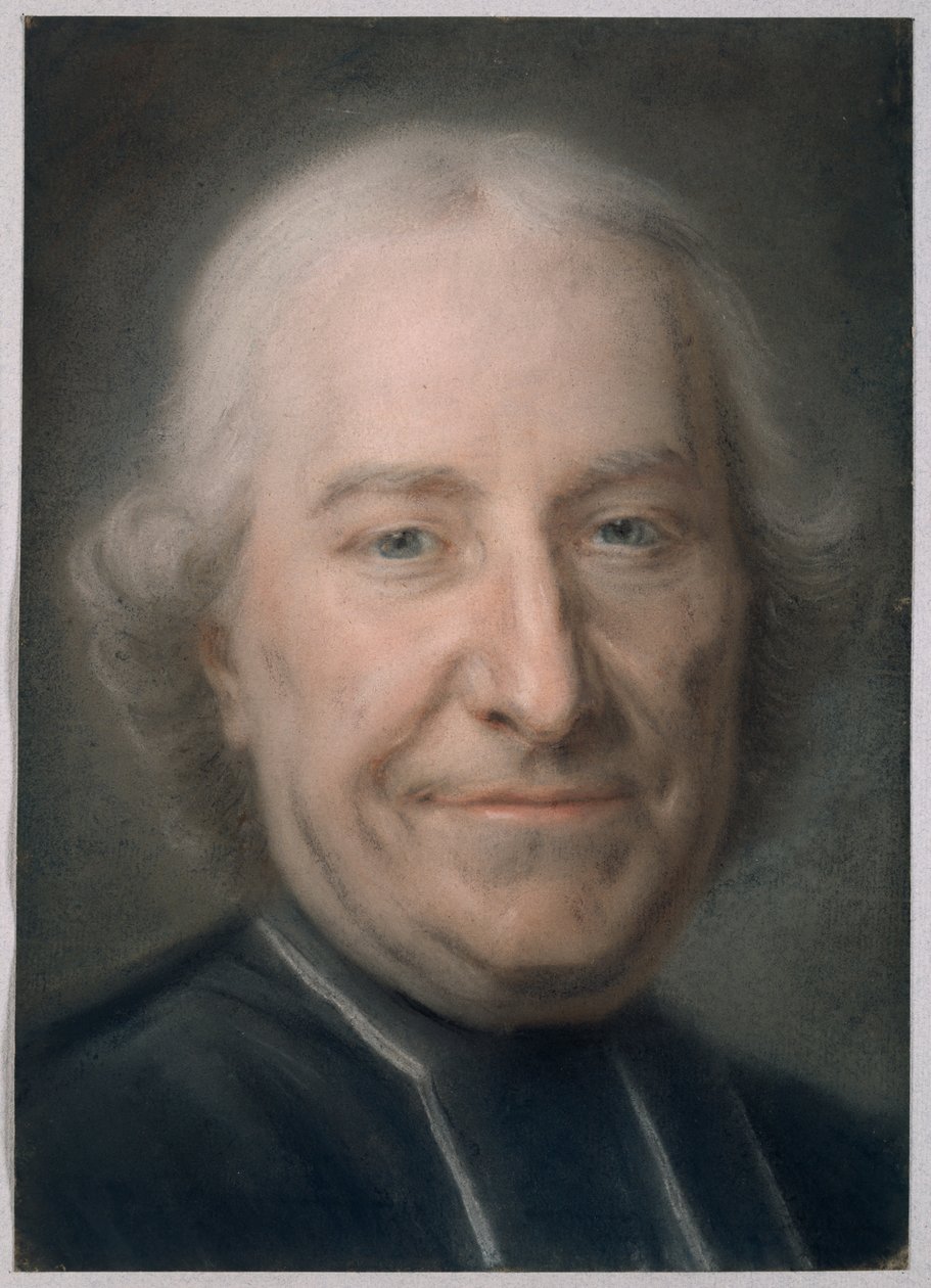 Portræt af Claude Charles Deschamps af Maurice Quentin de Latour