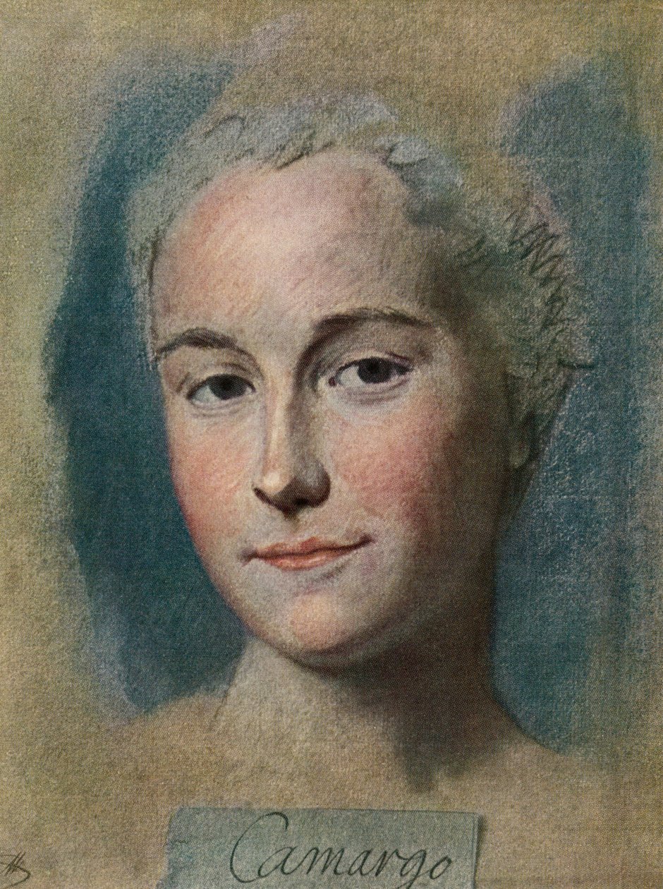 Marie Anne de Cupis de Camargo, fra La Tour, pub.1920 af Maurice Quentin de la (after) Tour