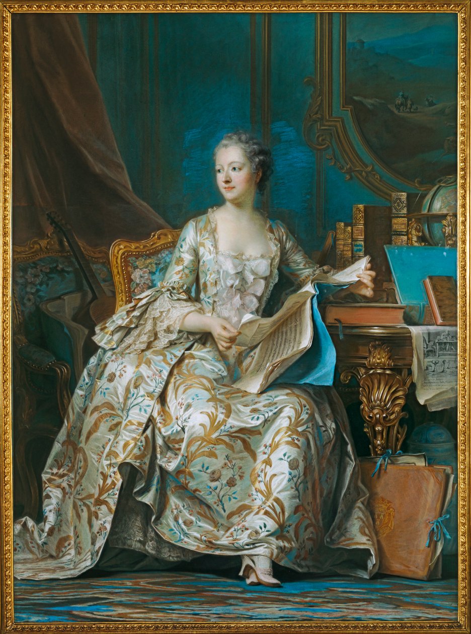 La marquise de Pompadour, kong Ludvig XV