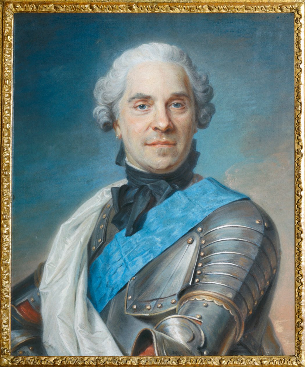 Marskal Maurice af Sachsen - Moritz, greve af Sachsen, marskal af Frankrig ... af Maurice Quentin de La Tour
