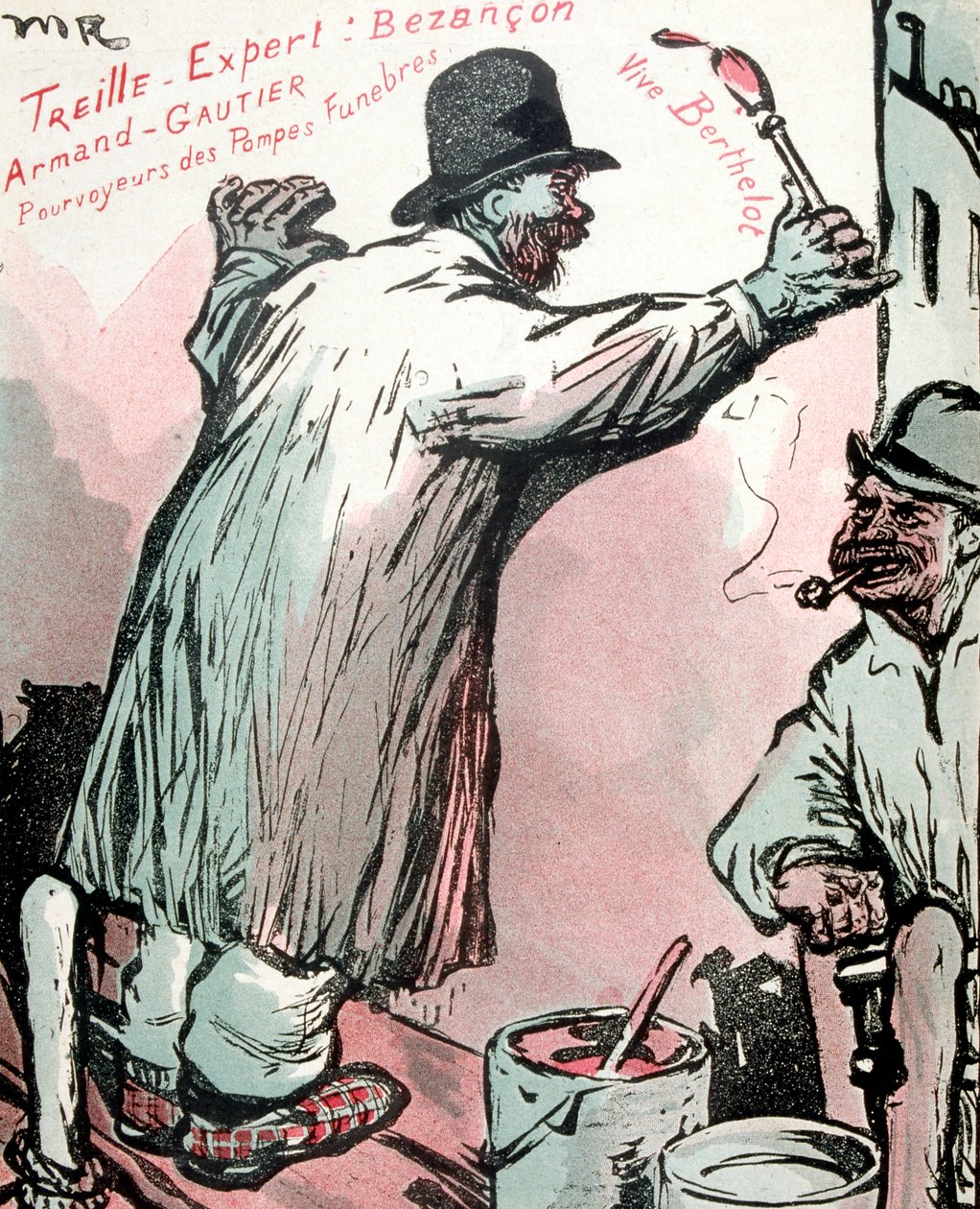 Karikatur i Smørpladen af Maurice Radiguet