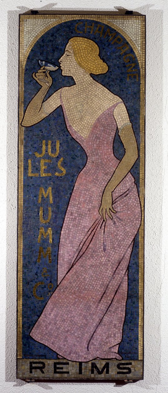 Reklameplakat for champagne Mumm, af Realier-Dumas af Maurice Realier Dumas