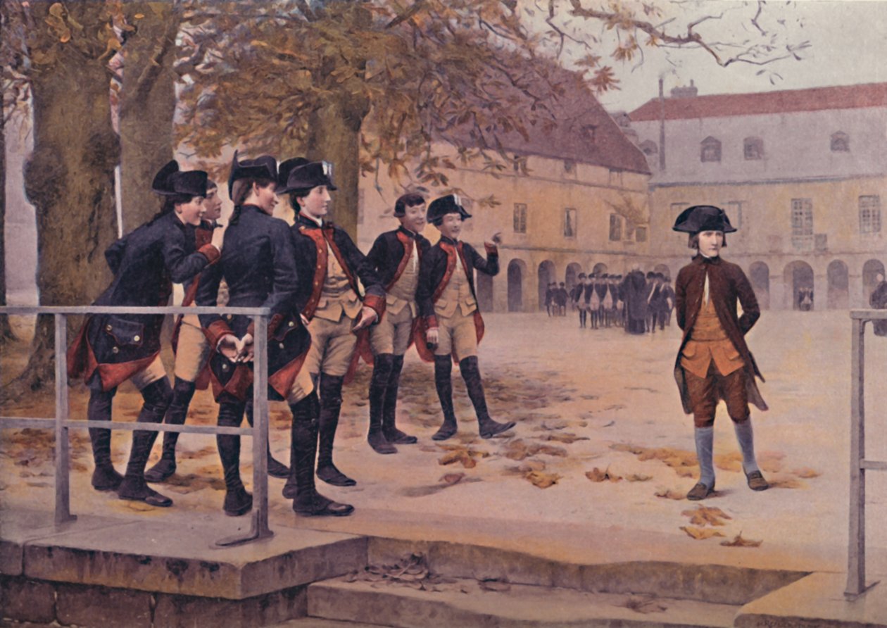 Bonaparte, The Nouveau, At School of Brienne, 1779-1784, 1896 af Maurice Realier Dumas