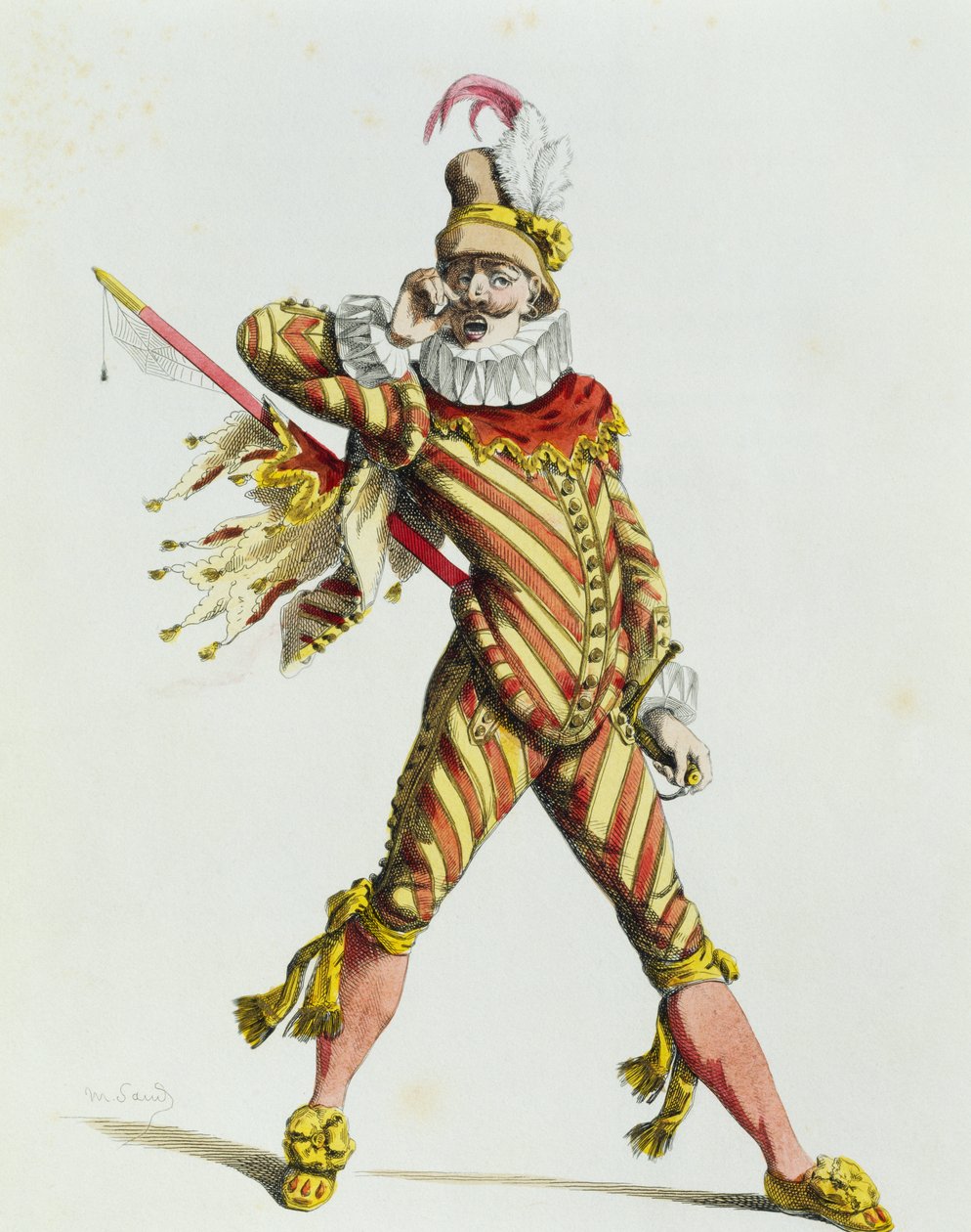 Capitan Spaventa i 1577 af Maurice Sand (1823-1889) af Maurice Sand