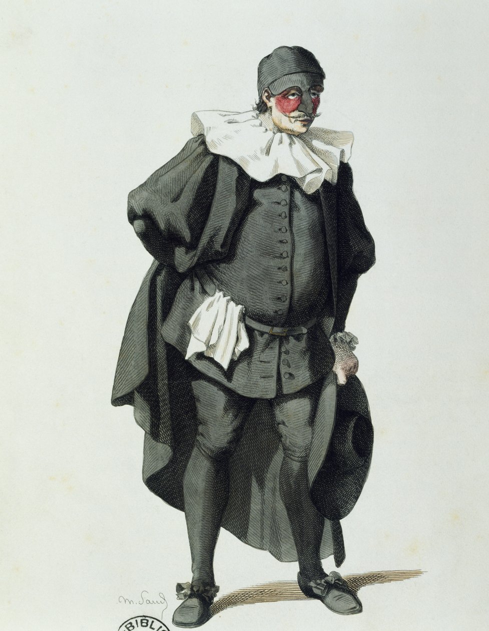 Dottor Balanzone i 1653 af Maurice Sand (1823-1889) af Maurice Sand