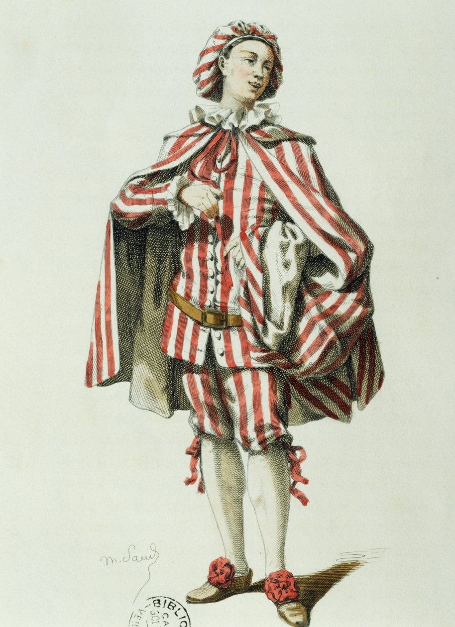Mezzetino, af Maurice Sand (1823-1889) af Maurice Sand