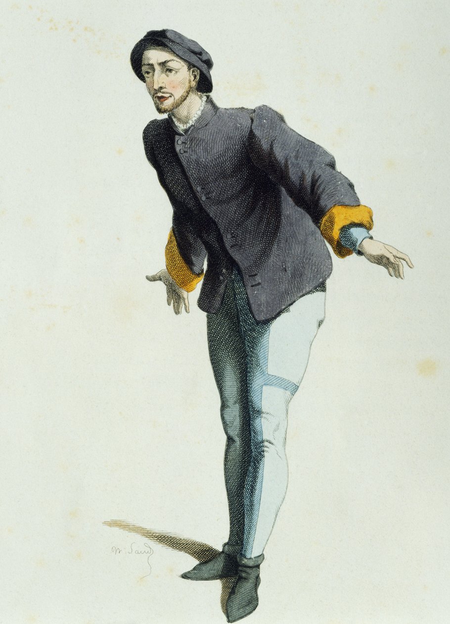 Ruzzante i 1525, af Maurice Sand (1823-1889) af Maurice Sand