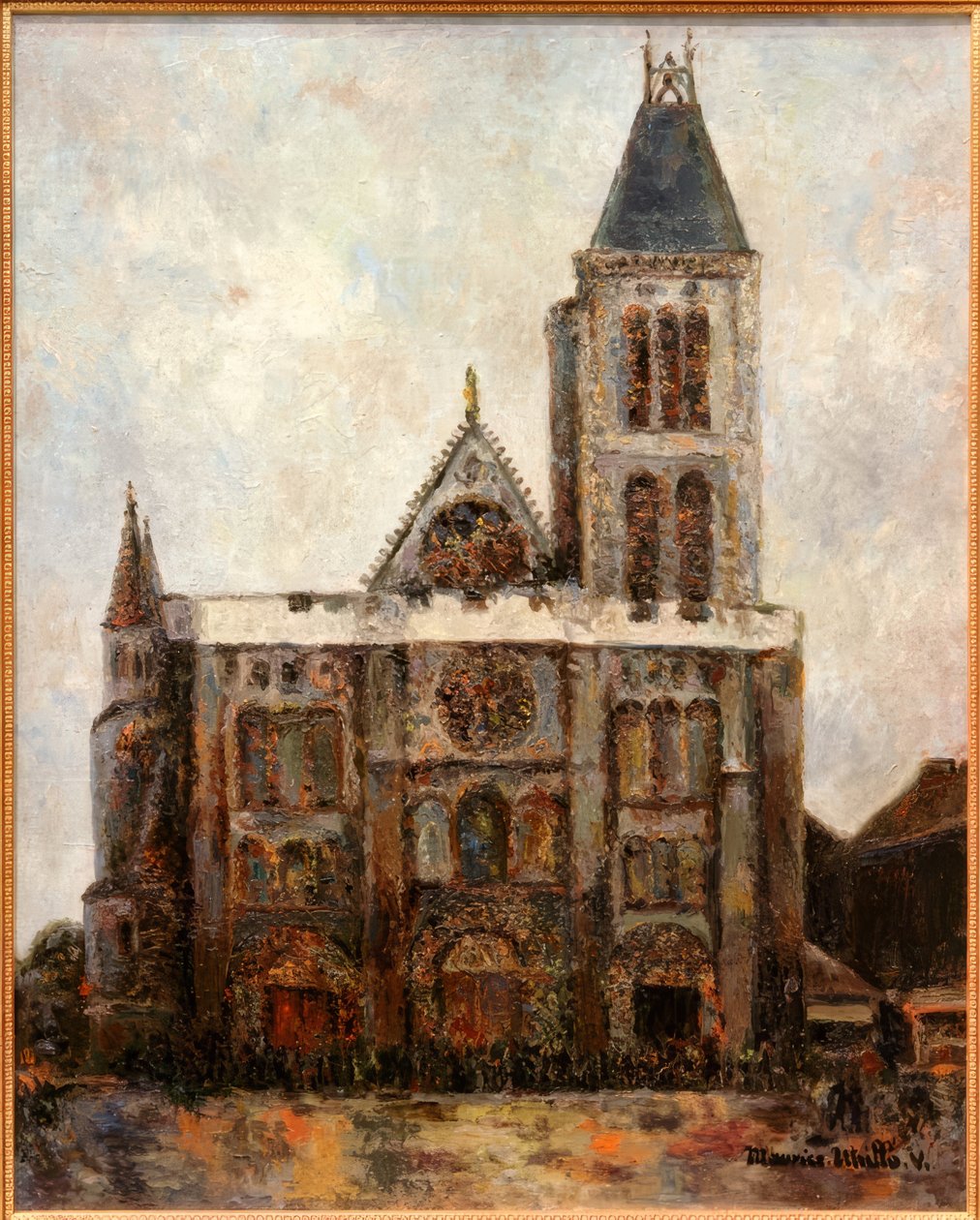Basilikaen i Saint-Denis af Maurice Utrillo