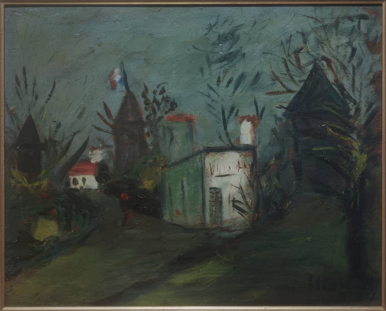 Udsigt over Montmartre af Maurice Utrillo