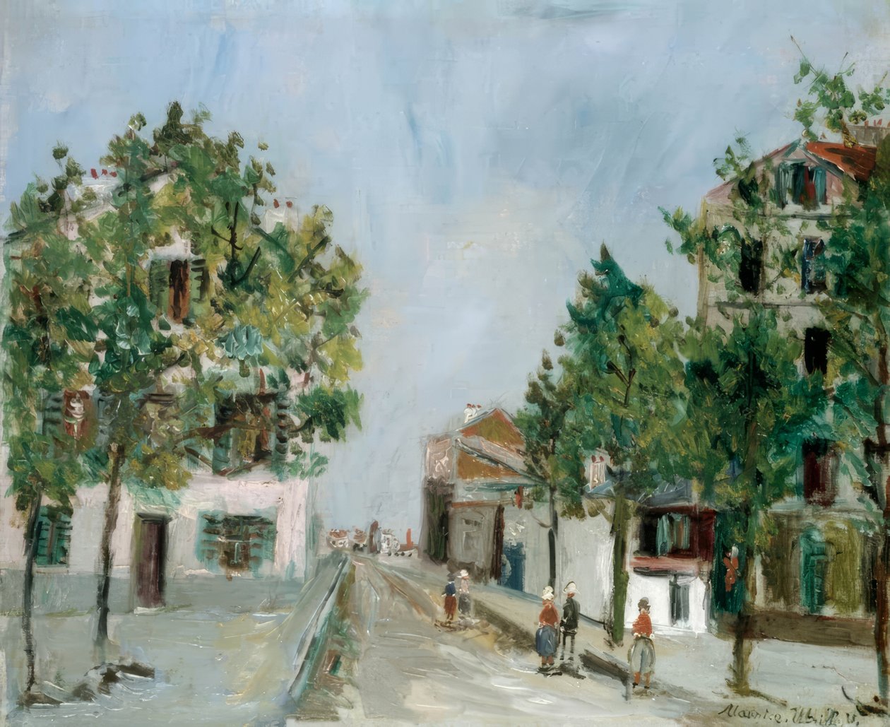 Bourg-la-Reine af Maurice Utrillo