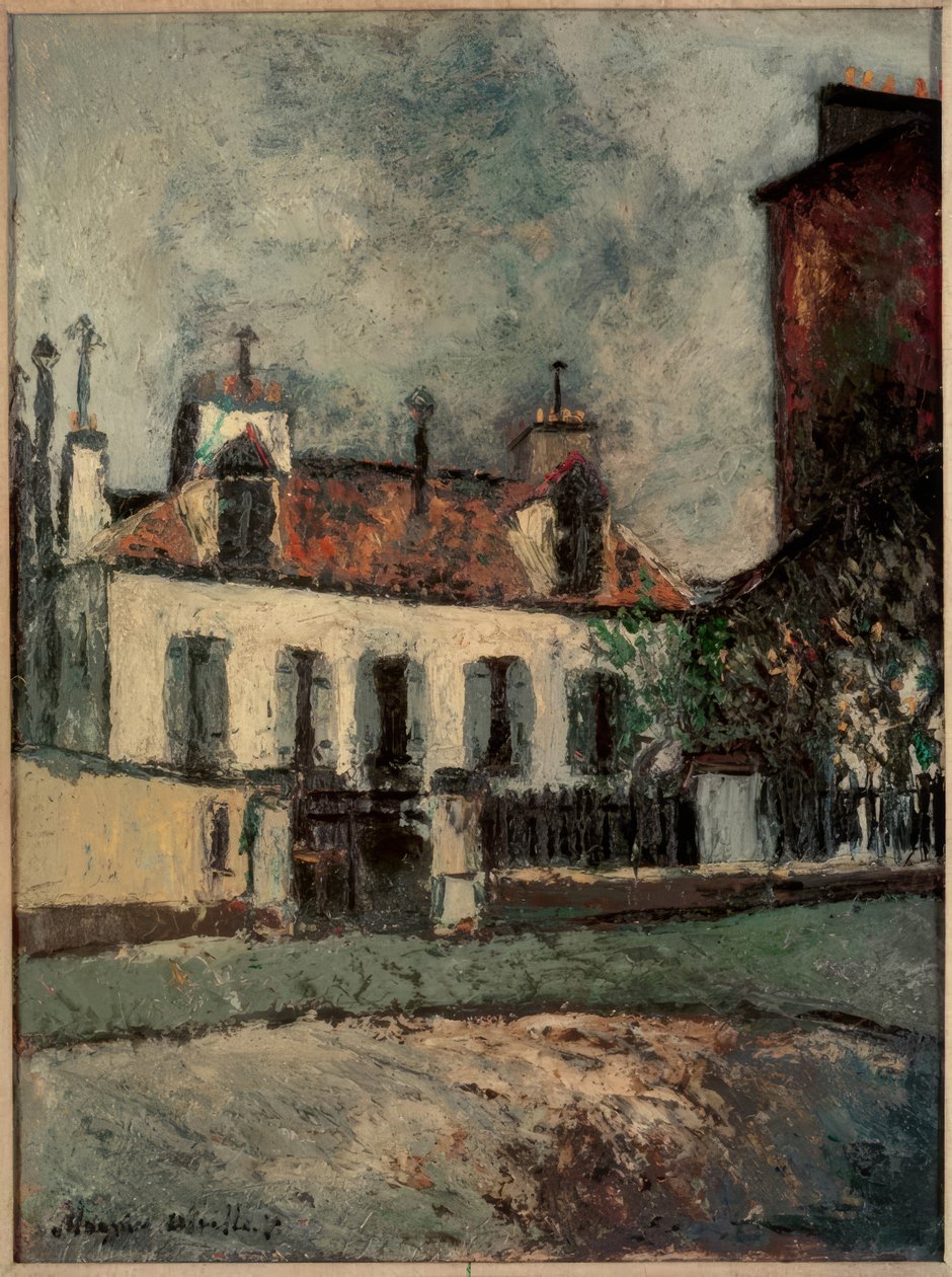 Forstad til Paris af Maurice Utrillo